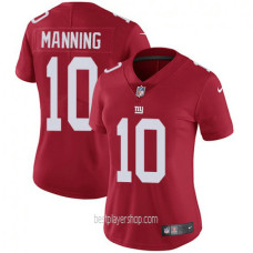 Eli Manning New York Giants Womens Limited Alternate Red Jersey Bestplayer